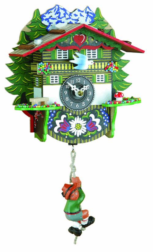 Ρολόι με απεικόνιση παραδοσιακού αλπικού σπιτιού Bergsteiger