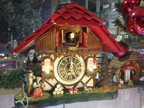 Ξύλινο Ρολόι Κούκος με Φως & 12 Μελωδίες–KuckuShine 7206QM